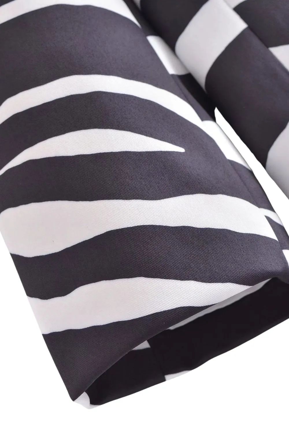 ' Chase' Chic Striped Single-Breasted Printed Blazer