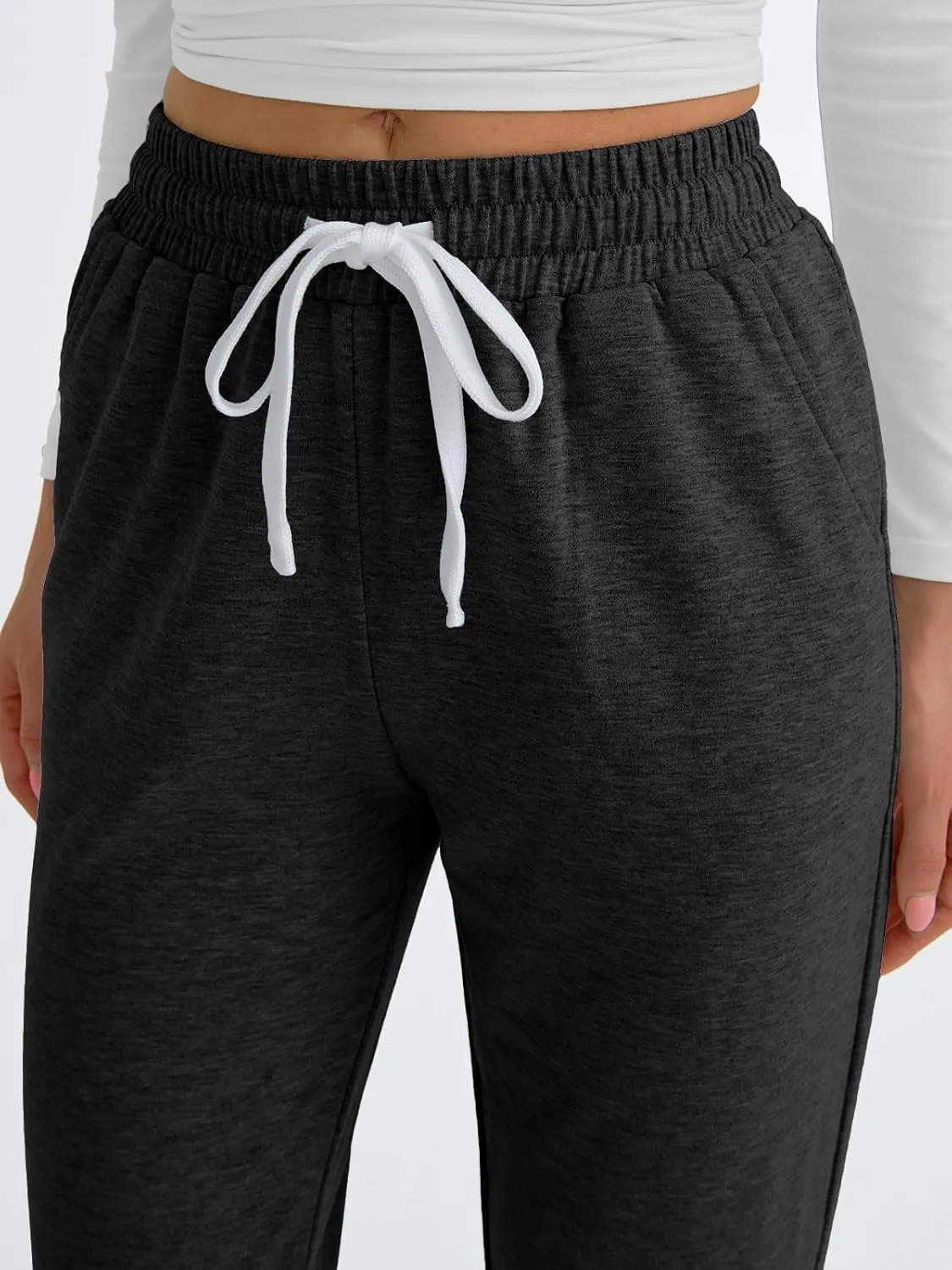 2025 Sweatpants Women Baggy Cinch Bottom Athletic Pants Straight Leg Joggers with Pocket Lounge Pajamas Soft Trousers