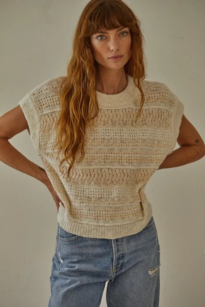 Audette crochet sweater