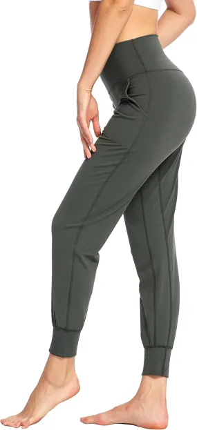 Buttery Soft Joggers/Active Sweatpants with Pockets, Womens High Waist Workout Yoga Pants