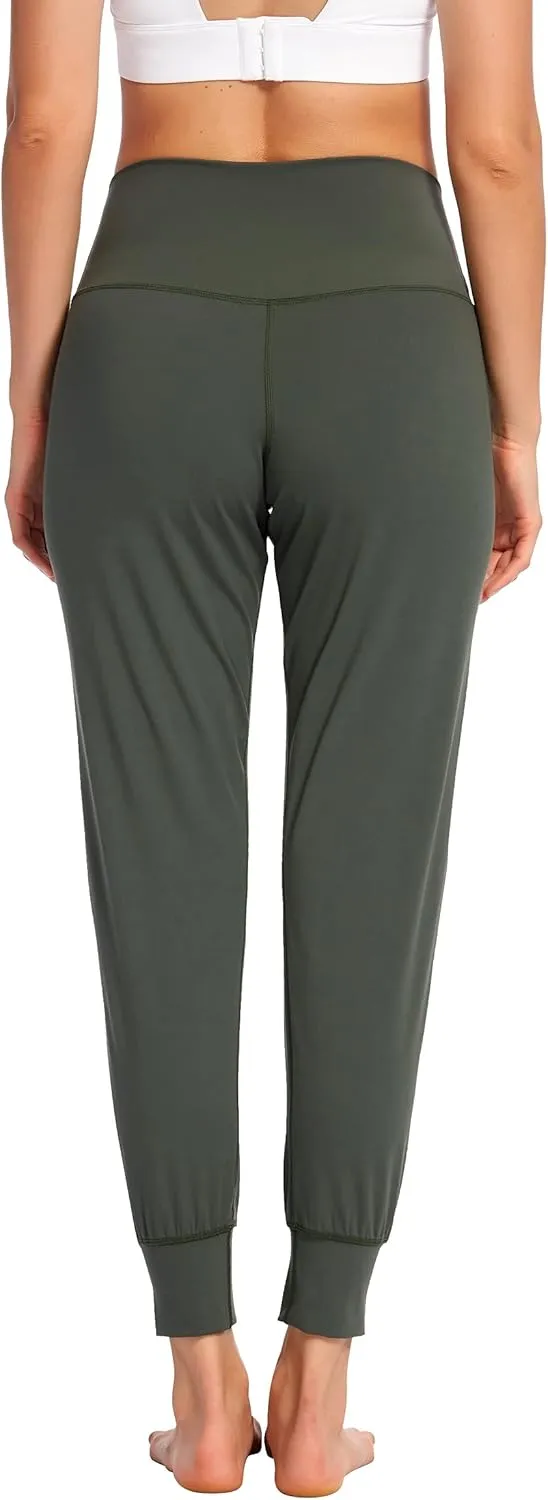 Buttery Soft Joggers/Active Sweatpants with Pockets, Womens High Waist Workout Yoga Pants