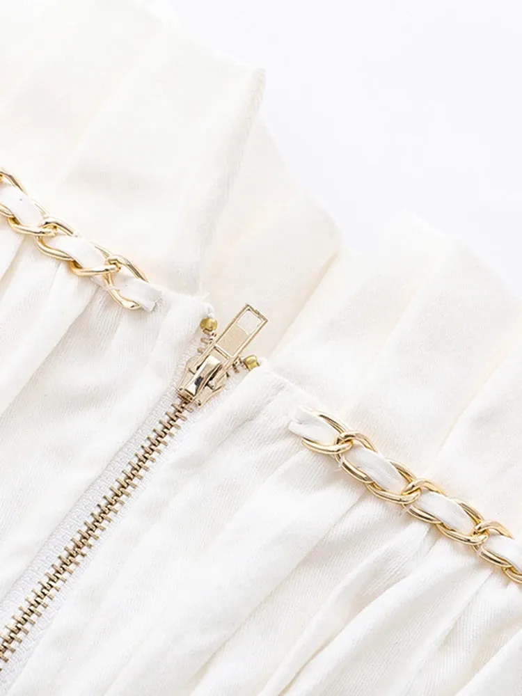 Chains Minimalist  Blouse