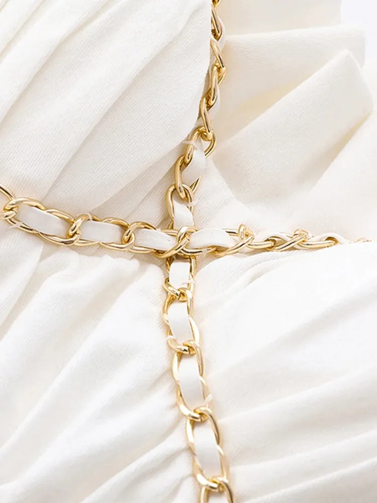 Chains Minimalist  Blouse