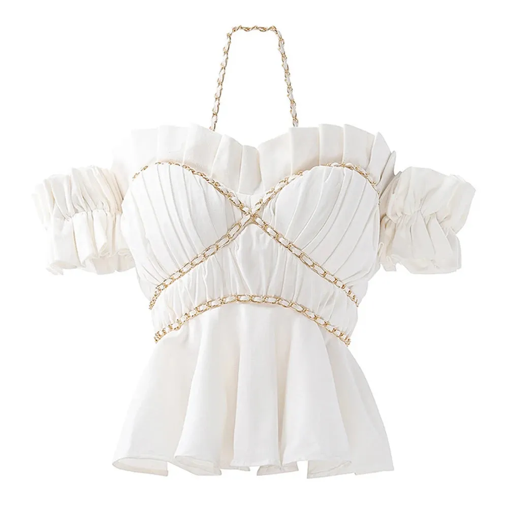 Chains Minimalist  Blouse
