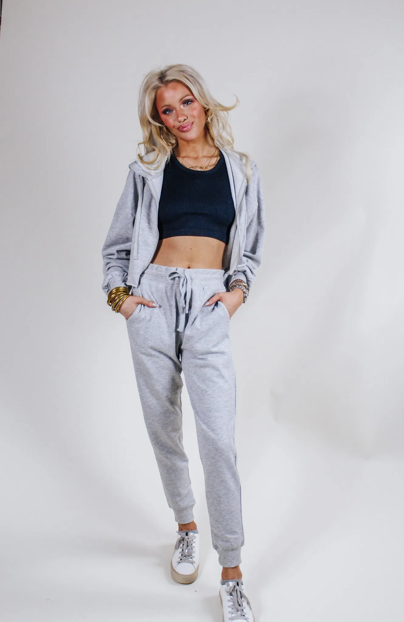 Chasing Dreams Heather Grey Joggers