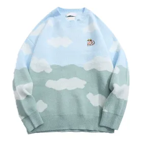 Cute cow sweater KF11015