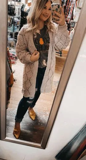 Diamond Knit Cardigan