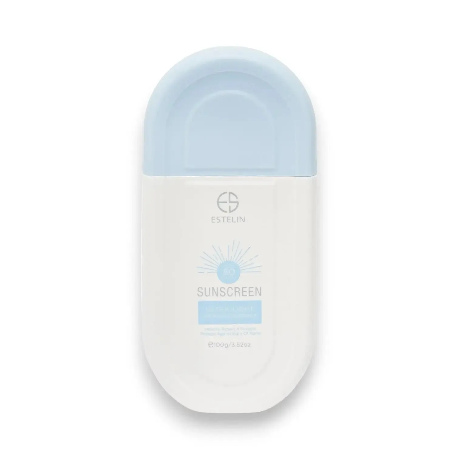 Estelin Sunscreen Spf 80 Ultra Light Hydrating 100g
