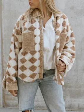 Fashion Plush Zipper Jacket