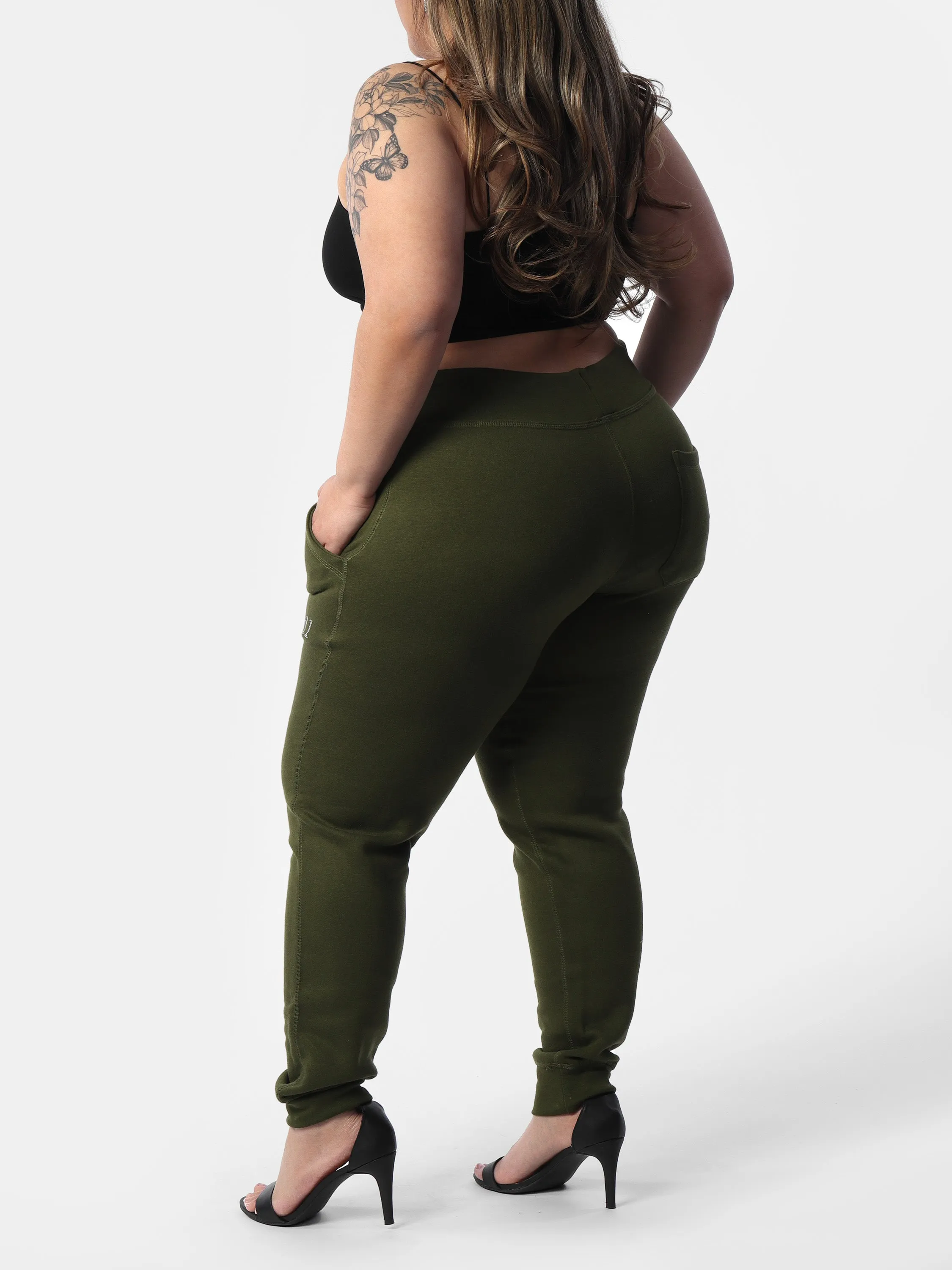 Green Mini HOF11 Bedazzled Joggers
