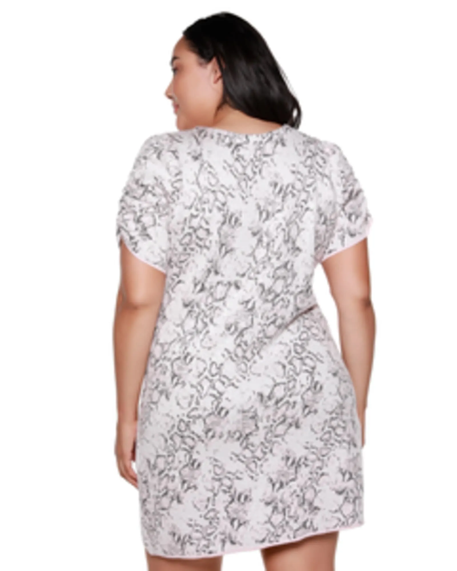 Hillary Sequined Sweater Dress | Silver Rose