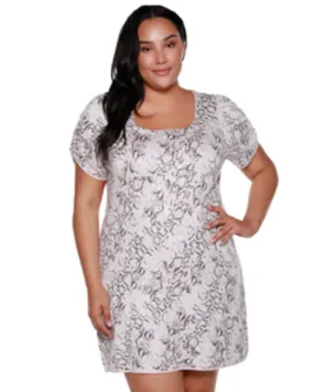 Hillary Sequined Sweater Dress | Silver Rose