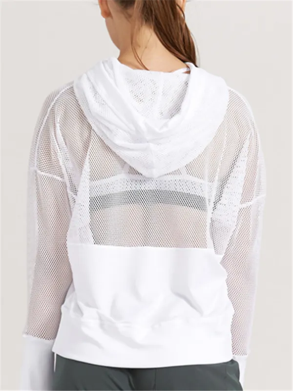 Hollow Breathable Leisure Sports Hoodie