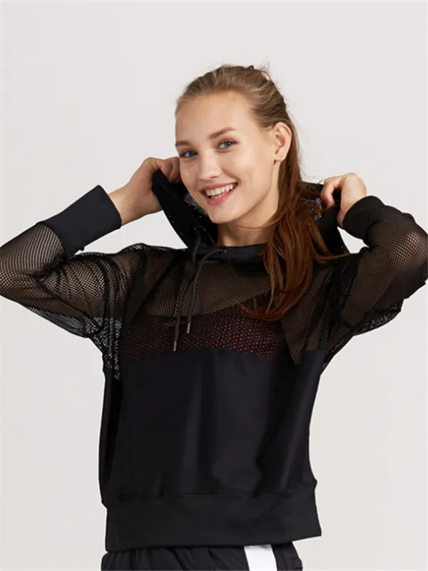 Hollow Breathable Leisure Sports Hoodie
