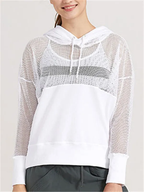 Hollow Breathable Leisure Sports Hoodie