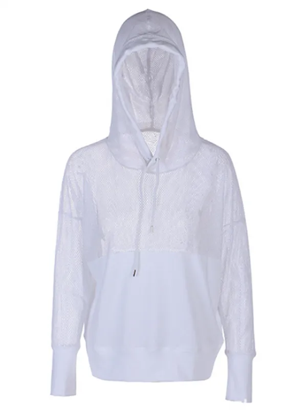 Hollow Breathable Leisure Sports Hoodie