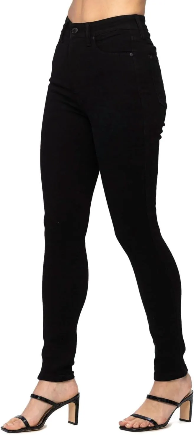 Judy Blue Women's High Waist Tummy Control Classic Five Pocket Skinny Jeans