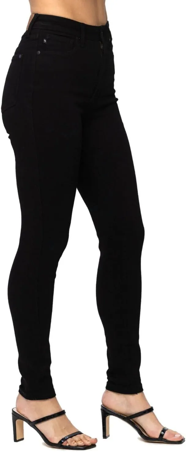 Judy Blue Women's High Waist Tummy Control Classic Five Pocket Skinny Jeans