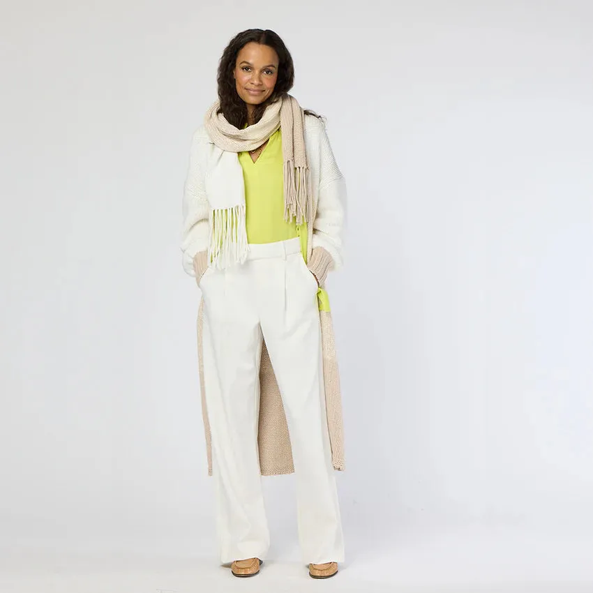 KERRI ROSENTHAL ALAINA STRIPE DUSTER