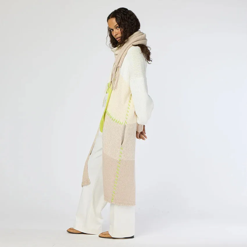 KERRI ROSENTHAL ALAINA STRIPE DUSTER