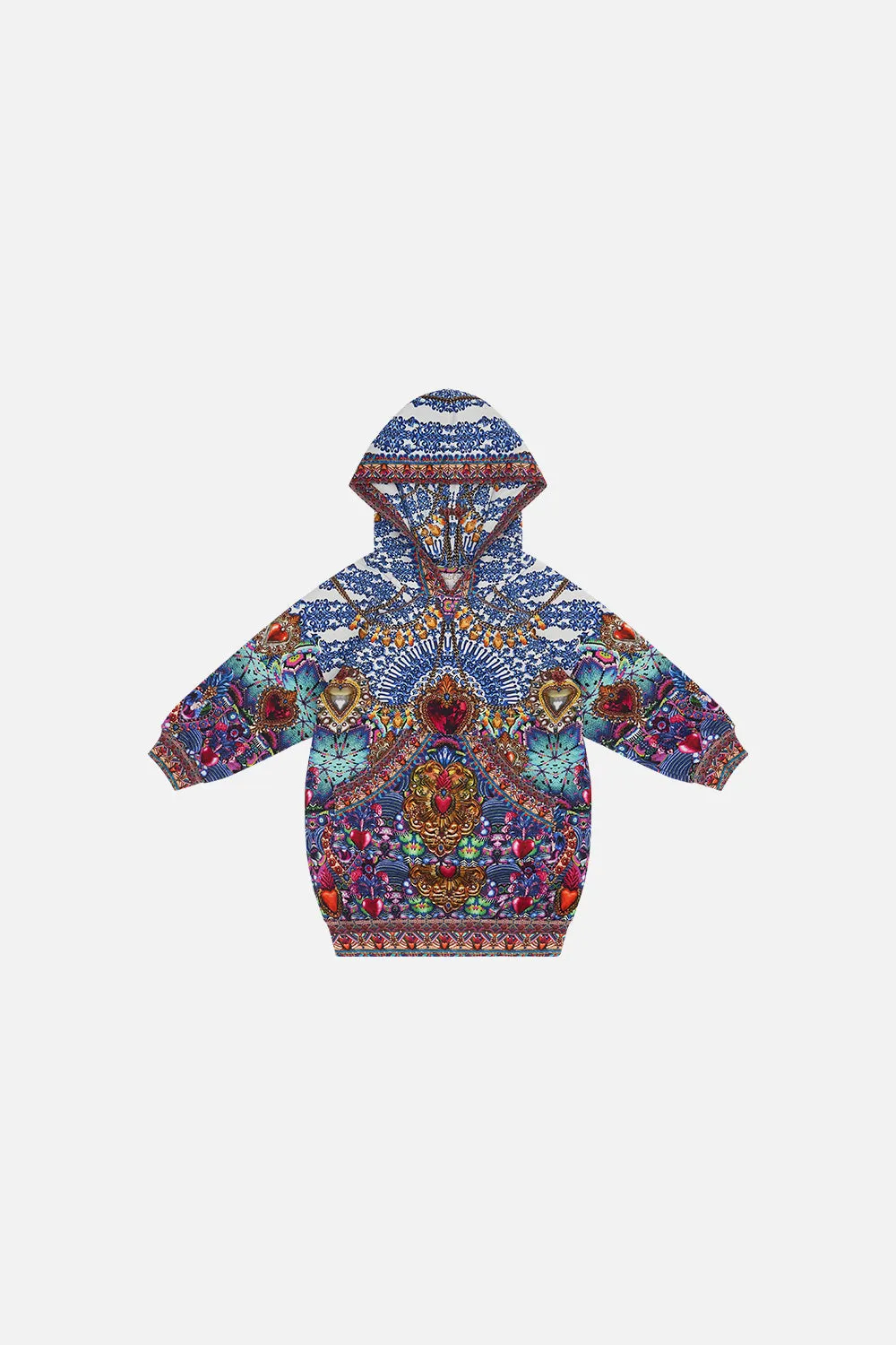 KIDS HOODIE DRESS 4-10 LUCKY CHARMS