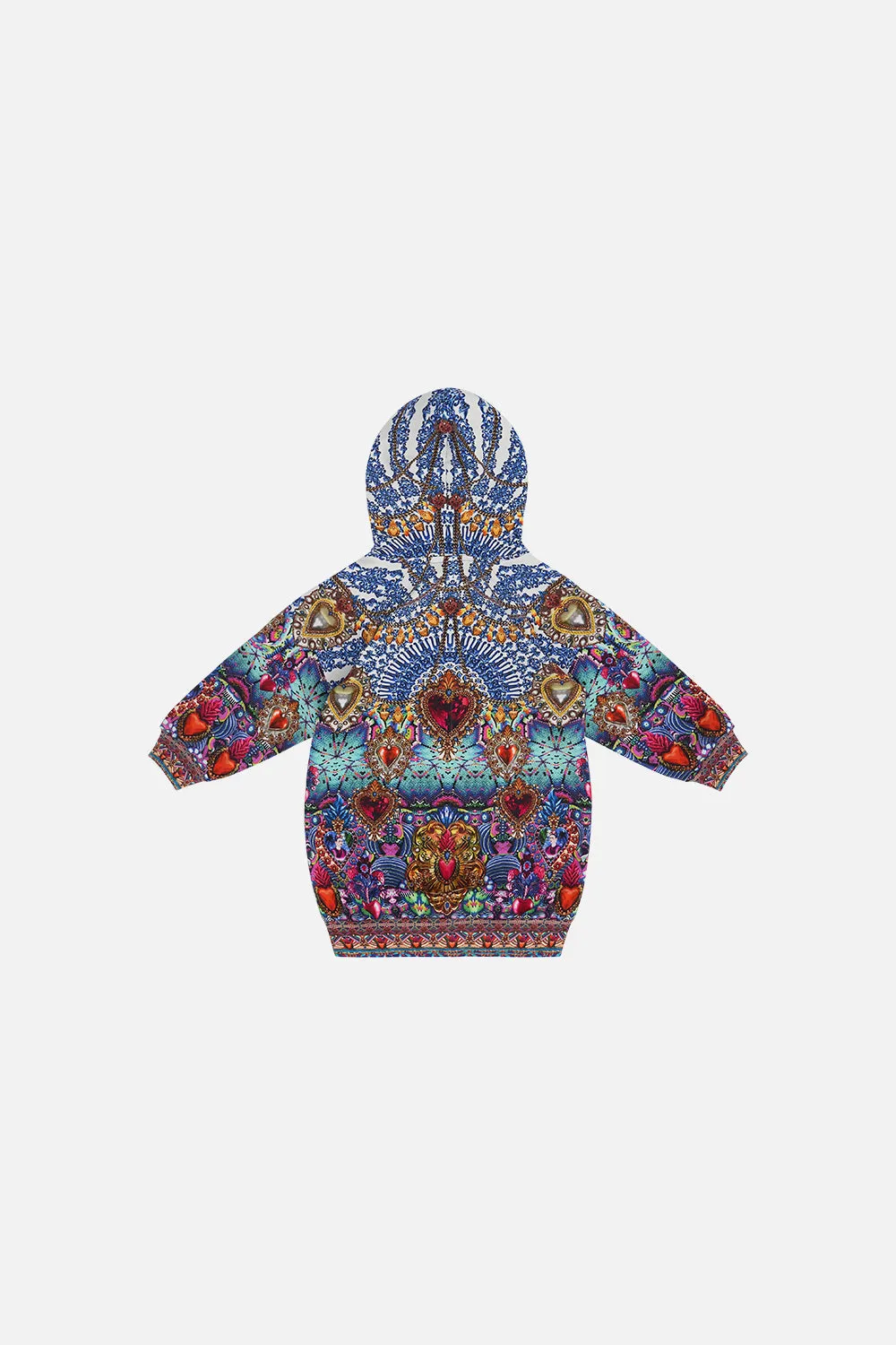 KIDS HOODIE DRESS 4-10 LUCKY CHARMS