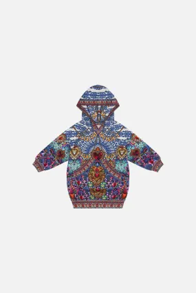 KIDS HOODIE DRESS 4-10 LUCKY CHARMS