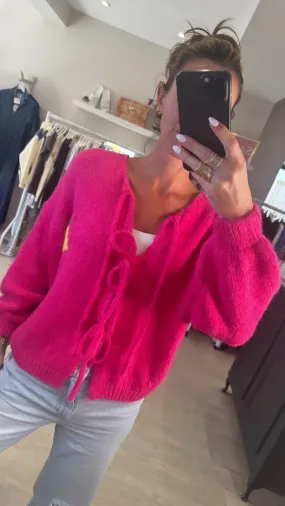Lemon cello cardigan