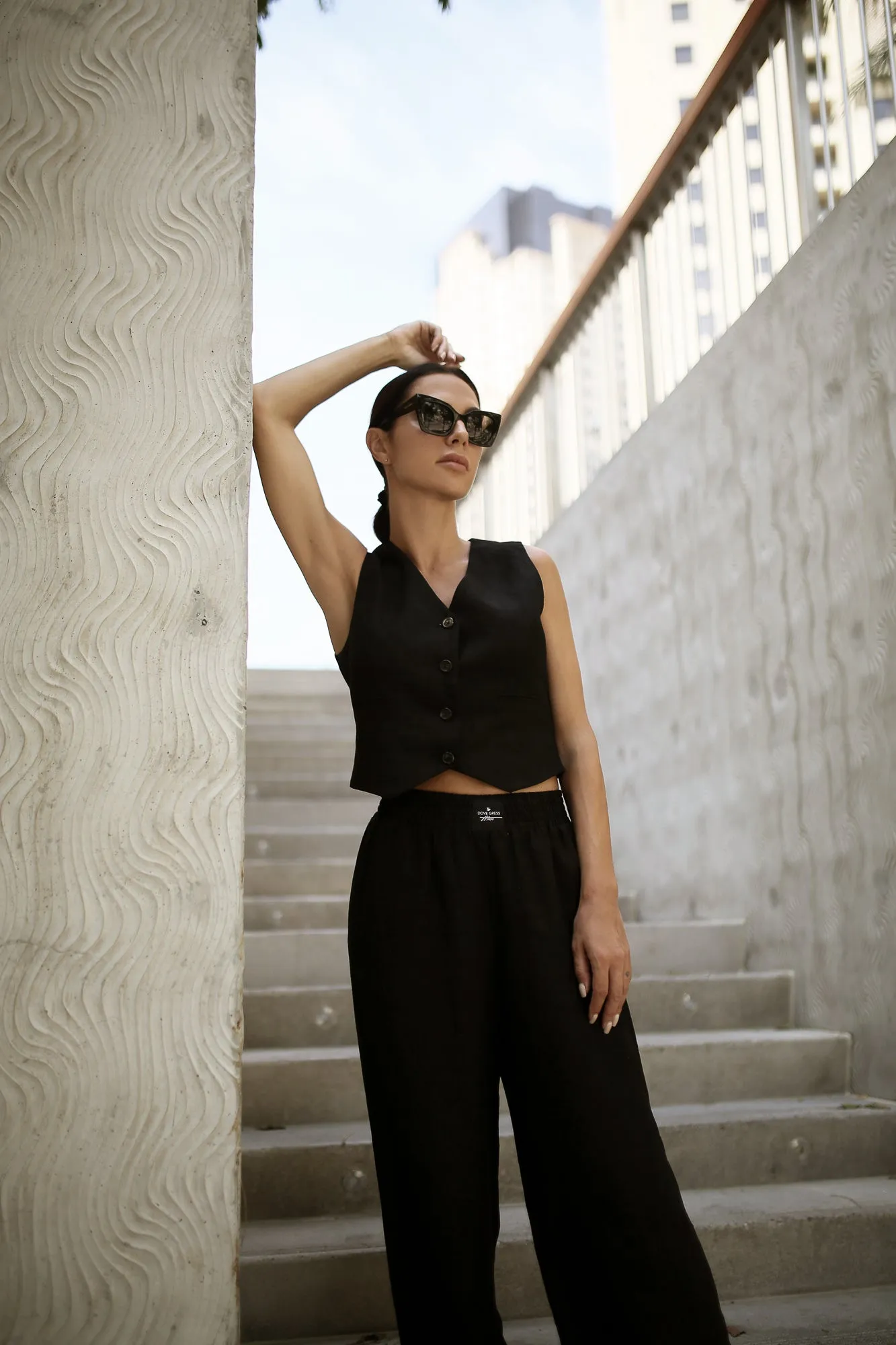 LOIRE linen VEST