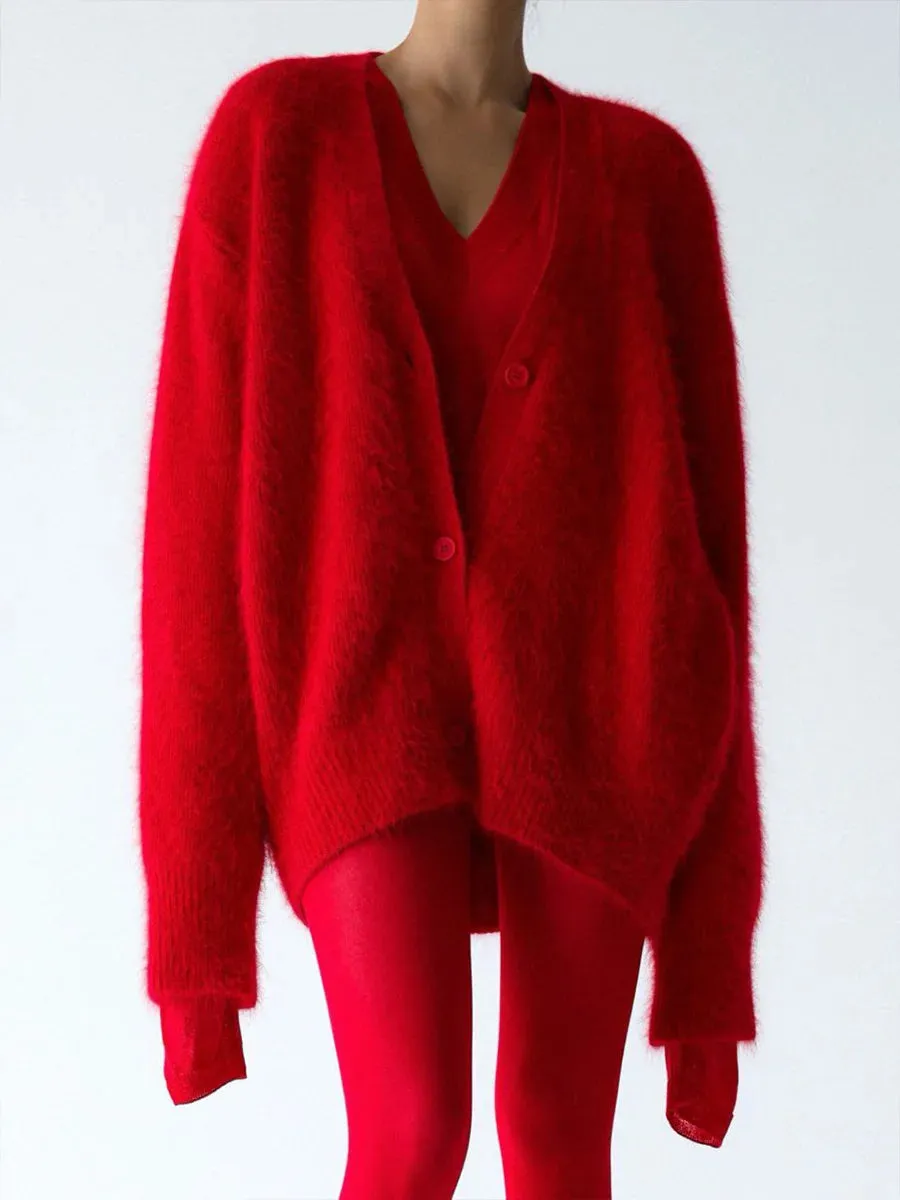 Loose Cardigan Sweater Jacket