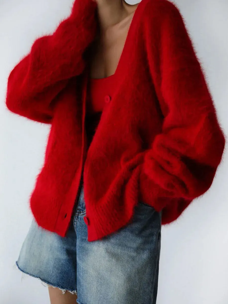Loose Cardigan Sweater Jacket