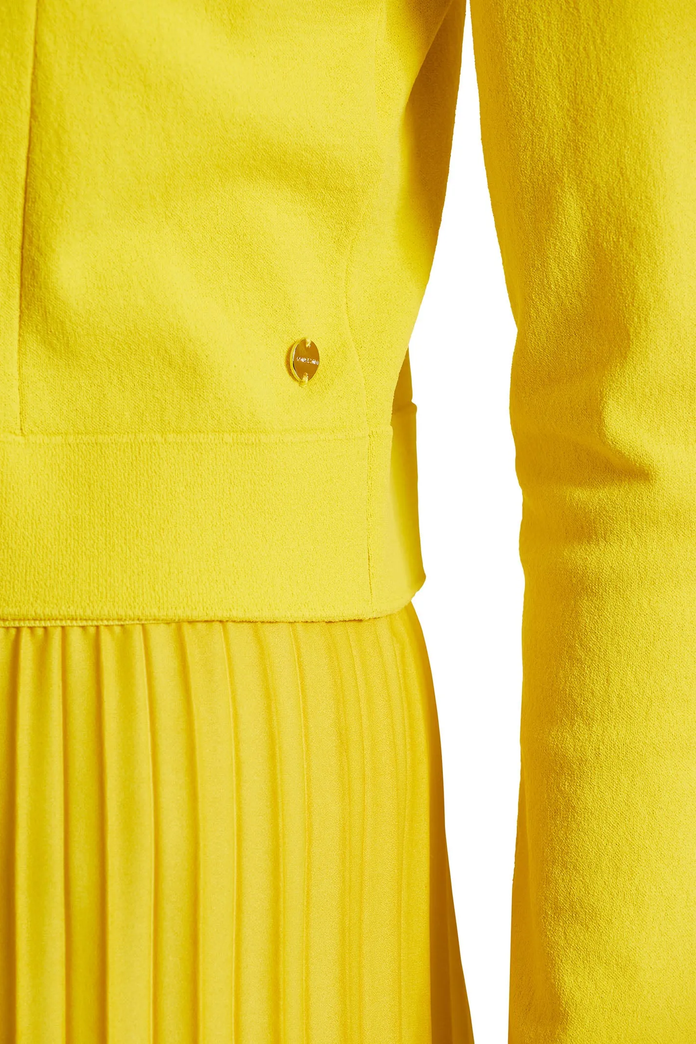 Marc Cain WC 39.20 M12 431 Bright Sulphur Yellow Cardigan