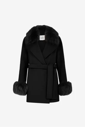 Marta Coat Short Black