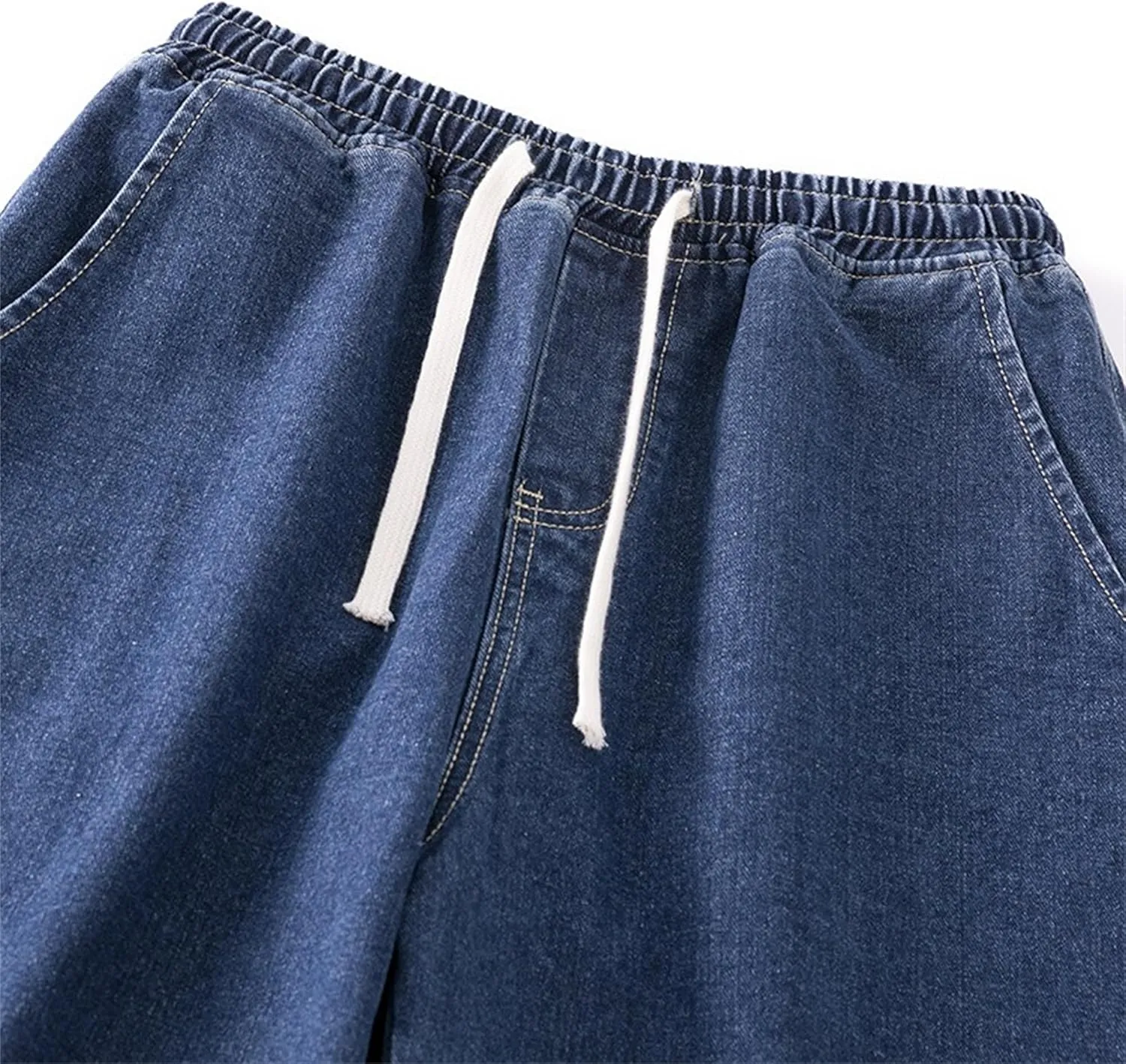 Men's Fashion Regular Streetwear Jeans Casual Loose Fit Hip Hop Denim Pants Straight Leg Baggy Classic Jeans