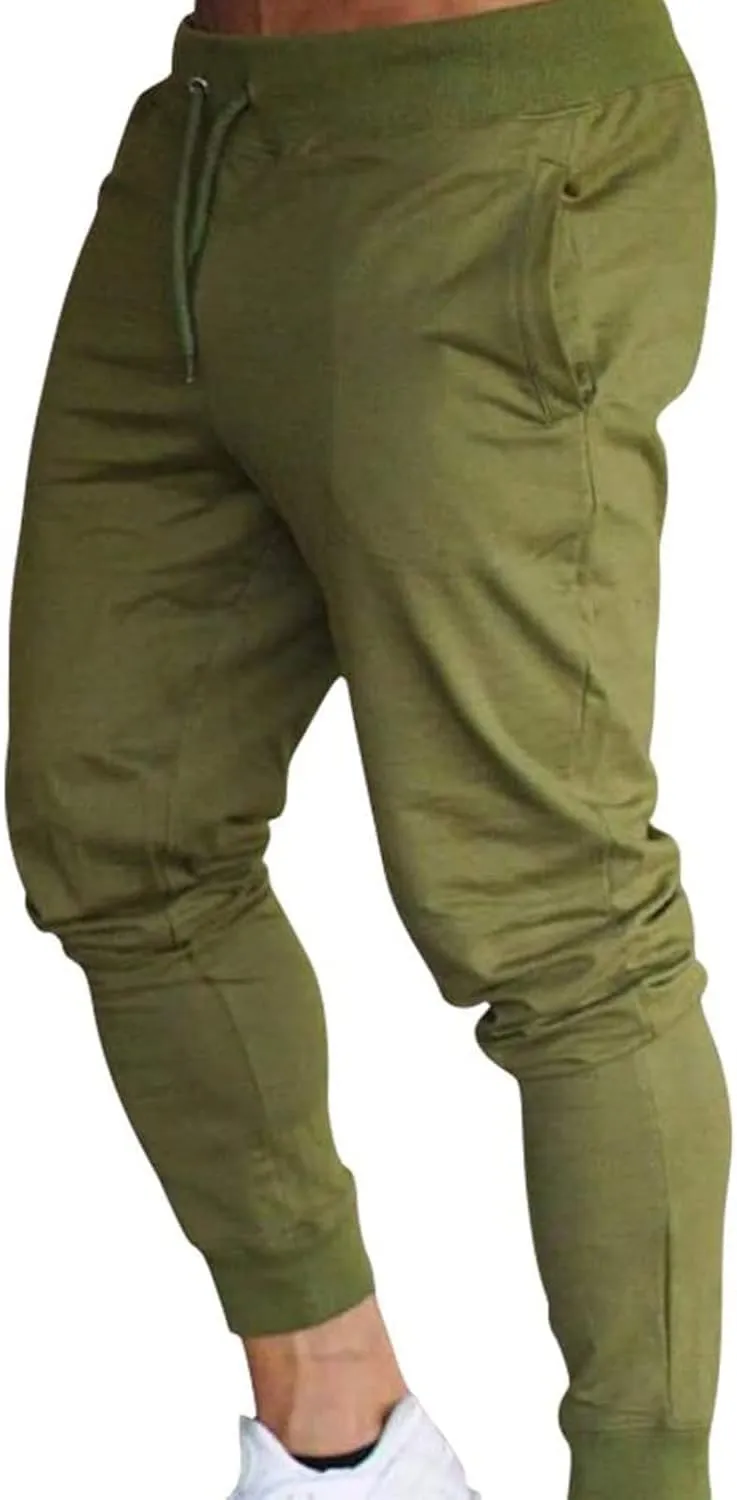 Mens Workout Cargo Sweatpants Active Soft Fleece Jogger Sport Lounge Pants Mens Casual Cargo Pants Sports Sweatpants