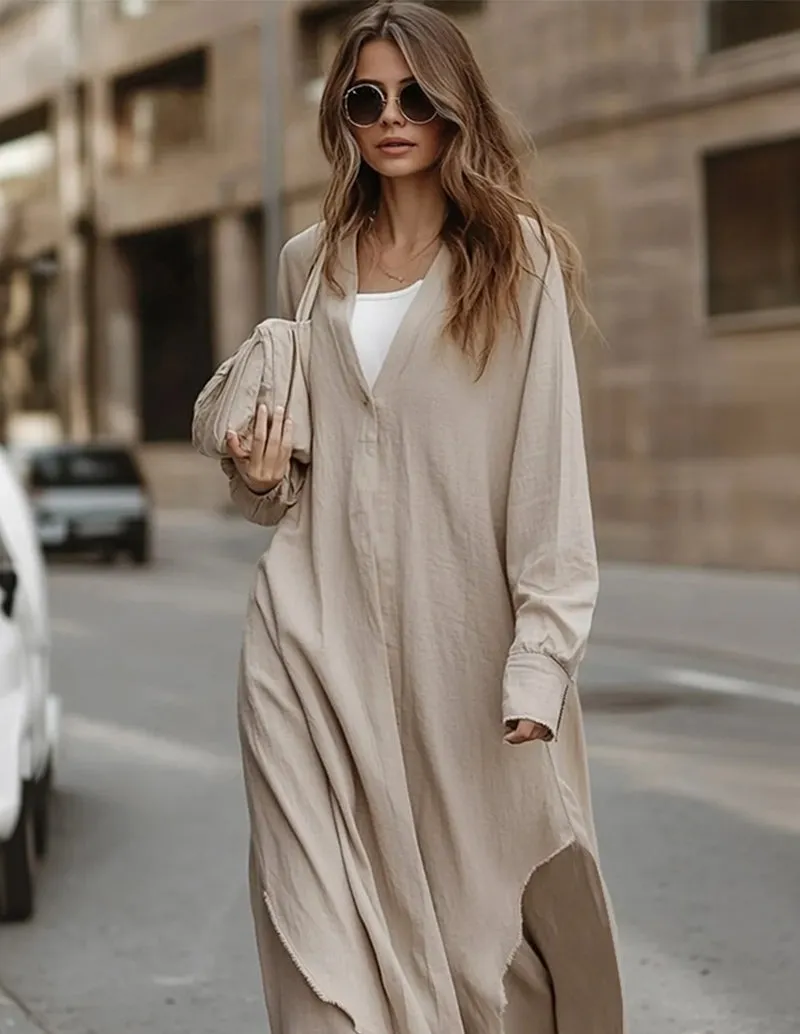 Minimalist 100% Cotton Lounge Set