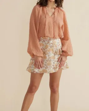 Nerang Blouse Top in Terracotta | Terracotta