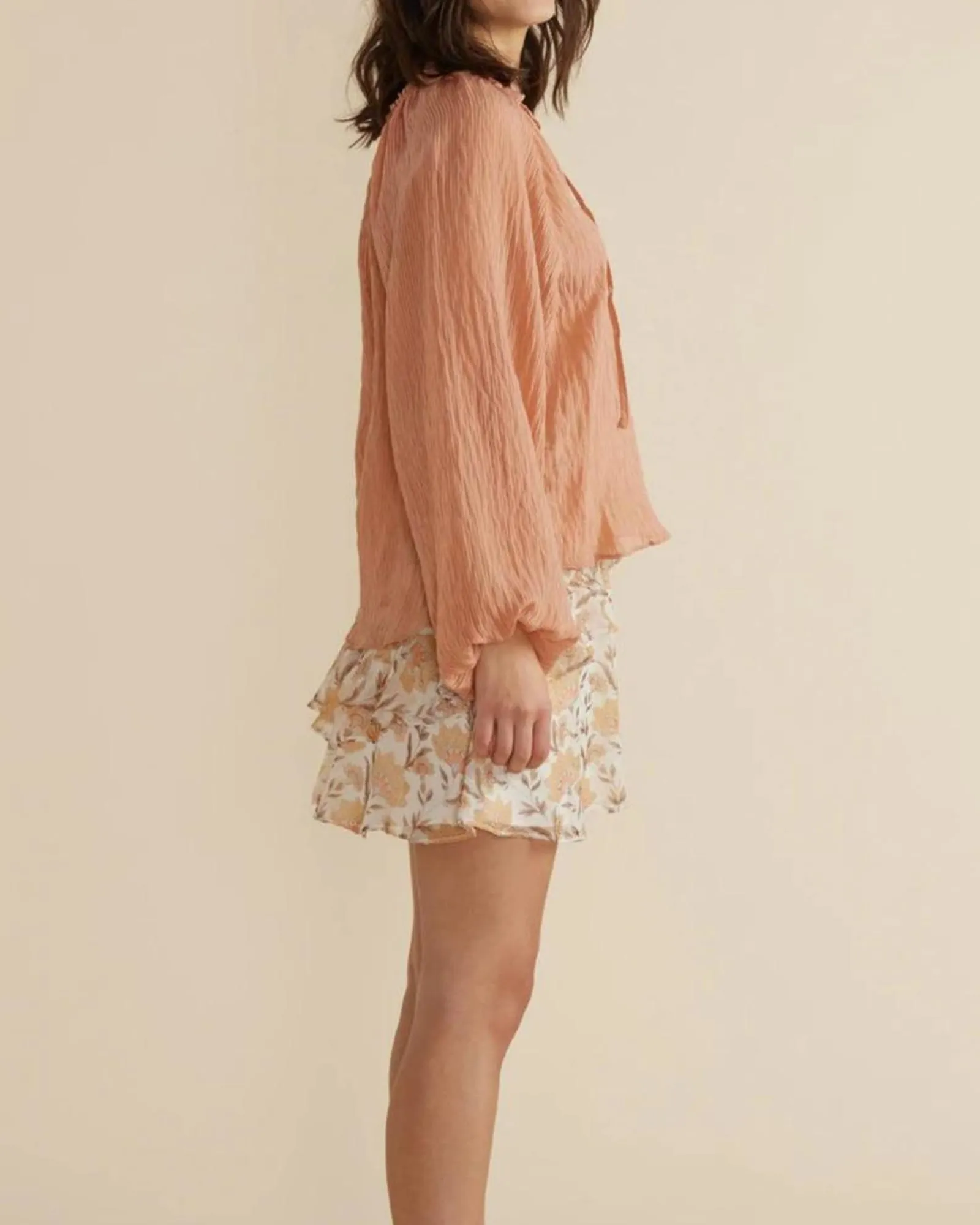 Nerang Blouse Top in Terracotta | Terracotta