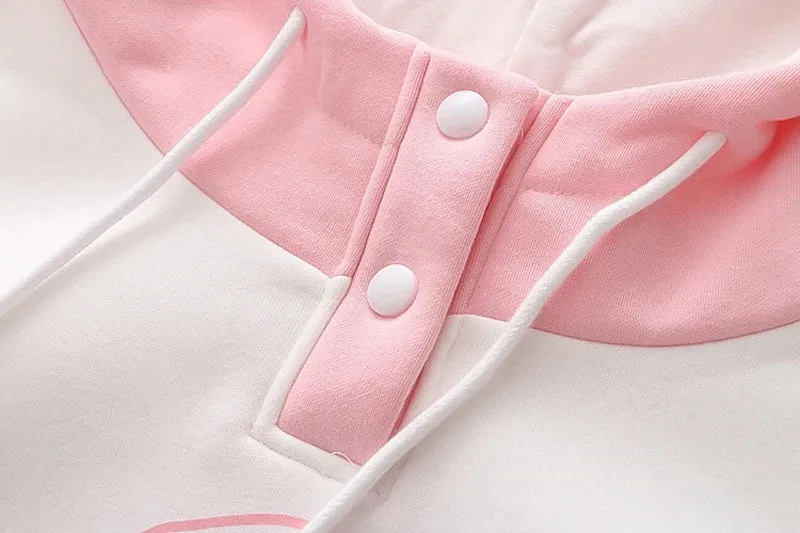 Pastel Carrot Bunny Hoodie