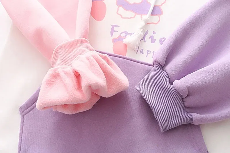 Pastel Carrot Bunny Hoodie