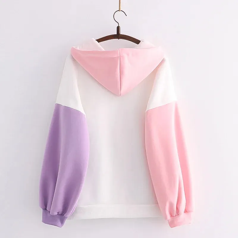 Pastel Carrot Bunny Hoodie