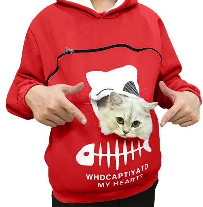 Pet Carrier Thicken Hoodies Kitten Puppy Holder Breathable Hooded