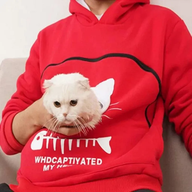 Pet Carrier Thicken Hoodies Kitten Puppy Holder Breathable Hooded