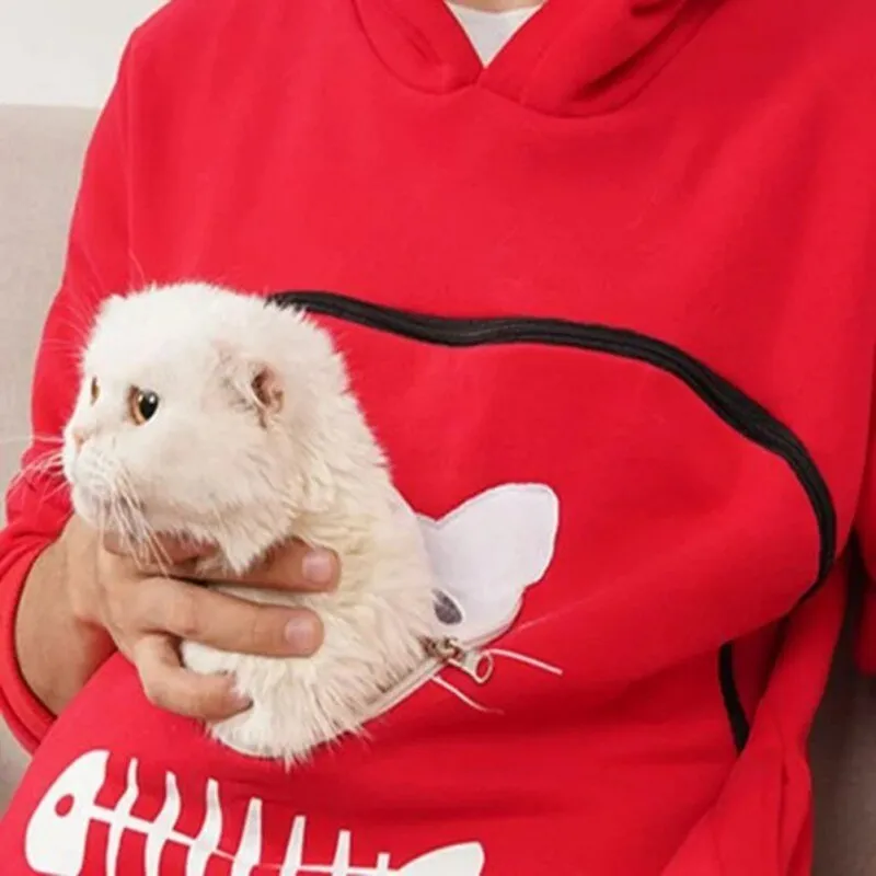 Pet Carrier Thicken Hoodies Kitten Puppy Holder Breathable Hooded