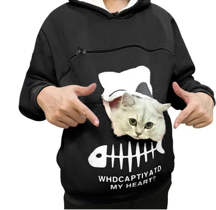 Pet Carrier Thicken Hoodies Kitten Puppy Holder Breathable Hooded