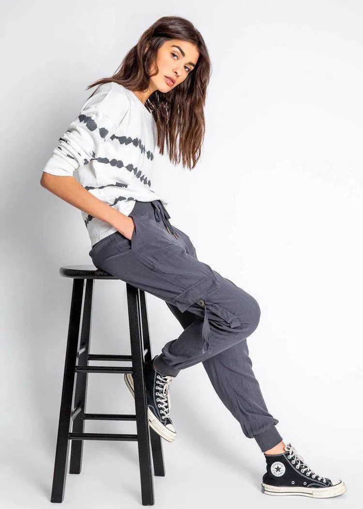 PJ Salvage Minimalist Pullover- Tie Dye