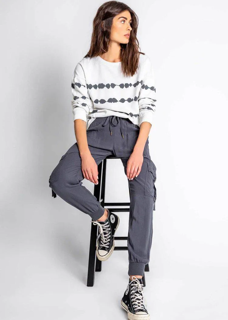 PJ Salvage Minimalist Pullover- Tie Dye