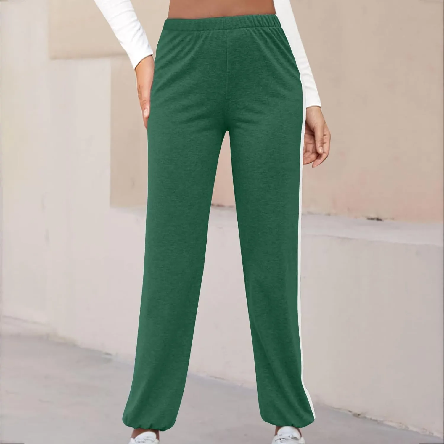 Sweatpants for Women, Cinch Bottom Sweatpants, Yoga Joggers Pants Soft Leggings for Cycling Lounge Workout Running