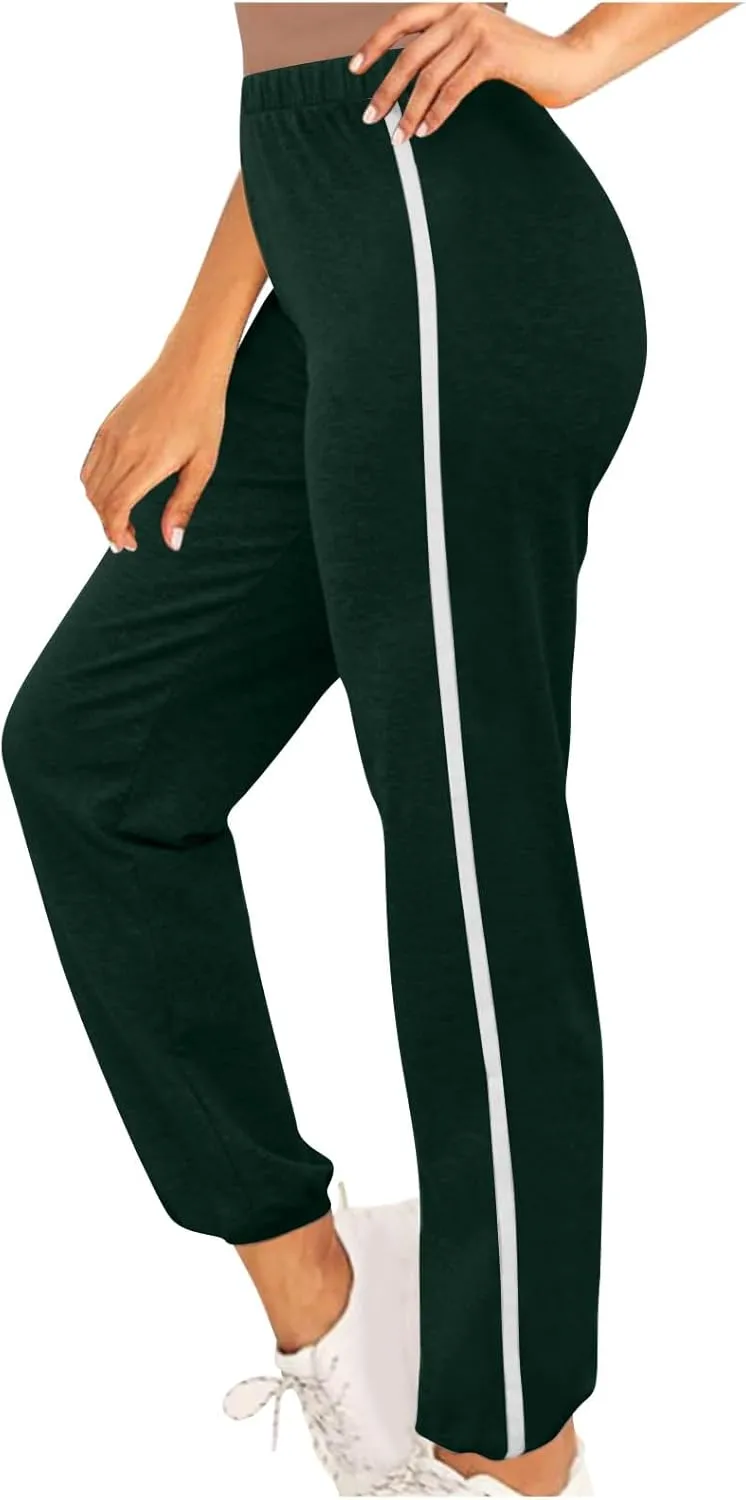 Sweatpants for Women, Cinch Bottom Sweatpants, Yoga Joggers Pants Soft Leggings for Cycling Lounge Workout Running