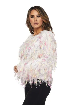 Tassel Sweater | White